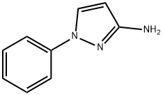 1-苯基-3-氨基吡唑, 1128-56-9, 结构式