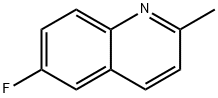 6-氟-2-甲基喹啉,1128-61-6,结构式