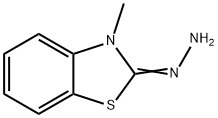 3-甲基-2-苯并噻唑酮腙,1128-67-2,结构式