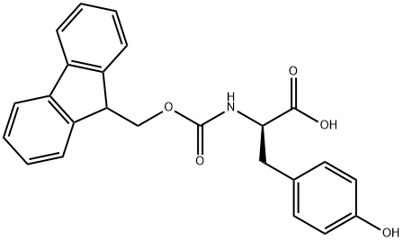 FMOC-D-酪氨酸,112883-29-1,结构式