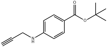 4-(2-丙炔氨基)苯甲酸叔丁酯, 112888-76-3, 结构式