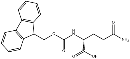 FMOC-D-GLN-OH Structure