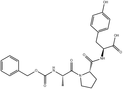 Z-ALA-PRO-TYR-OH Structure