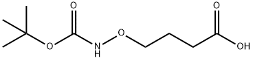 Butanoic acid, 4-[[[(1,1-dimethylethoxy)carbonyl]amino]oxy]- (9CI) Structure