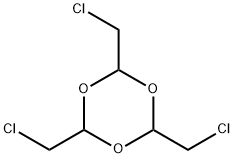 2,4,6-トリス(クロロメチル)-1,3,5-トリオキサン 化学構造式