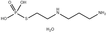 2-(3-Aminopropylamino)ethylsulfanylphosphonic acid trihydrate Structure