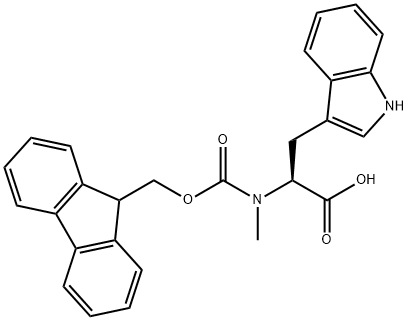 FMOC-N-METHYL-L-TRYPTOPHAN,112913-63-0,结构式