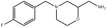 4-[(4-Fluorophenyl)methyl]-2-morpholinemethanamine