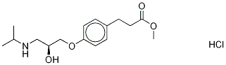 (S)-EsMolol Hydrochloride, 112923-91-8, 结构式