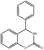4-フェニル-3,4-ジヒドロ-2H-ベンゾ[E][1,3]オキサジン-2-オン 化学構造式