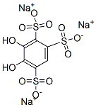 3,4-Dihydroxy-1,2,5-benzenetrisulfonic acid trisodium salt,112935-85-0,结构式