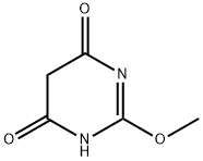 4,6(1H,5H)-Pyrimidinedione, 2-methoxy- (9CI) Struktur