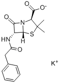ペニシリンGカリウム 化学構造式