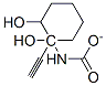 1,2-Cyclohexanediol,1-ethynyl-,1-carbamate,trans-(9CI) Struktur