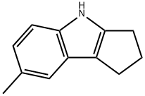 7-甲基-1,2,3,4-四氢环戊二烯并[B]吲哚,1130-93-4,结构式