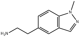 5-(2-アミノエチル)-1-メチル-1H-インダゾール 化学構造式
