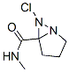 1,6-Diazabicyclo[3.1.0]hexane-5-carboxamide,6-chloro-N-methyl-,[1S-(1-alpha-,5-alpha-,6-alpha-)]-(9CI) Structure