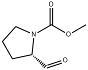 1-Pyrrolidinecarboxylic acid, 2-formyl-, methyl ester, (2S)- (9CI) 结构式
