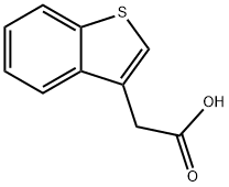苯并[B]噻吩-3-乙酸,1131-09-5,结构式