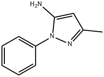 5-氨基-3-甲基-1-苯基吡唑,1131-18-6,结构式
