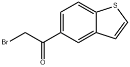 1-(1-BENZOTHIOPHEN-5-YL)-2-BROMO-1-ETHANONE Struktur