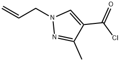 1H-Pyrazole-4-carbonyl chloride, 3-methyl-1-(2-propenyl)- (9CI) Structure