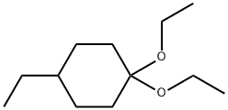 Cyclohexane, 1,1-diethoxy-4-ethyl- (9CI) 结构式