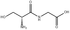 Glycine, N-D-seryl- (9CI) Struktur
