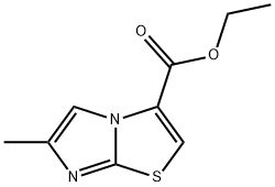 6-甲基咪唑并[2,1-B]噻唑-3-甲酸乙酯,1131588-44-7,结构式