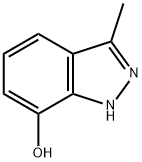 3-甲基-7-羟基吲唑, 1131595-36-2, 结构式