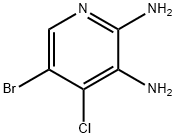 5-溴-4-氯吡啶-2,3-二胺,1131604-99-3,结构式
