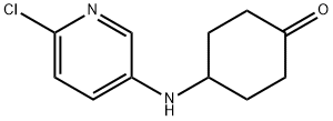 4-[(6-Chloro-3-pyridinyl)aMino]cyclohexanone,1131605-28-1,结构式