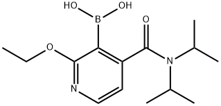 4-(diisopropylcarbaMoyl)-2-ethoxypyridin-3-ylboronic acid Structure