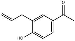 3'-アリル-4'-ヒドロキシアセトフェノン 化学構造式