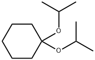 シクロヘキサノンジイソプロピルアセタール 化学構造式