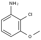 2-氯-3-甲氧基苯胺, 113206-03-4, 结构式