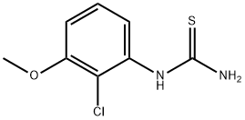 Thiourea, (2-chloro-3-methoxyphenyl)- Structure