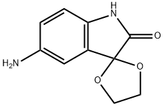 5'-AMINOSPIRO[1,3-DIOXOLANE-2,3'-INDOL]-2'(1'H)-ONE Structure
