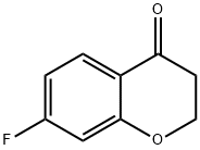 7-フルオロクロマン-4-オン 化学構造式