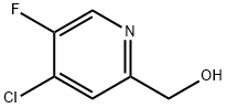 4-クロロ-5-フルオロ-2-ピリジンメタノール 化学構造式