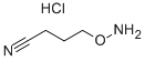 3-AMINOXY-1-NITRILEPROPANE HYDROCHOLORIDE|4-(氨基氧基)丁腈盐酸盐