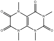 2,4,6,7(1H,3H)-Pteridinetetrone,  5,8-dihydro-1,3,5,8-tetramethyl- Structure