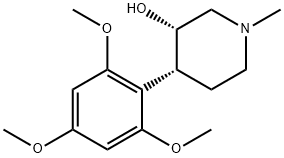 3-PIPERIDINOL, 1-METHYL-4-(2,4,6-TRIMETHOXYPHENYL)-, (3S,4R)-|(3R,4R)-4-(2,4,6-三甲氧基苯基)哌啶-3-醇