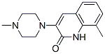 8-methyl-3-(4-methyl-1-piperazinyl)-2(1H)-quinolinone|