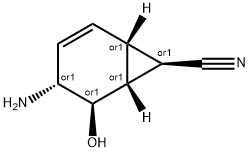 Bicyclo[4.1.0]hept-2-ene-7-carbonitrile, 4-amino-5-hydroxy-, (1alpha,4beta,5alpha,6alpha,7alpha)- (9CI)|