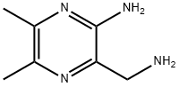 Pyrazinemethanamine, 3-amino-5,6-dimethyl- (9CI) Structure