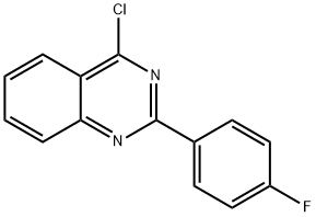 4-CHLORO-2-(4-FLUOROPHENYL)QUINAZOLINE, 113242-33-4, 结构式