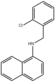 N-(2-Chlorobenzyl)-1-naphthalenamine Structure