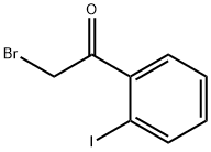 2-溴-2'-碘苯乙酮 结构式
