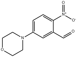 5-Morpholino-2-nitrobenzaldehyde Struktur